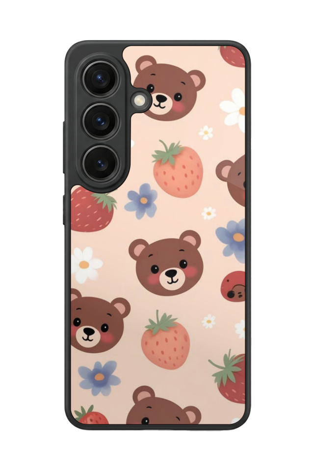 Samsung Galaxy S26 Uyumlu Ayı Tasarımlı Glossy Premium Kılıf