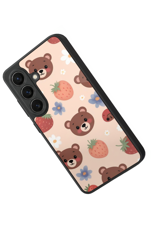 Samsung Galaxy S26 Uyumlu Ayı Tasarımlı Glossy Premium Kılıf