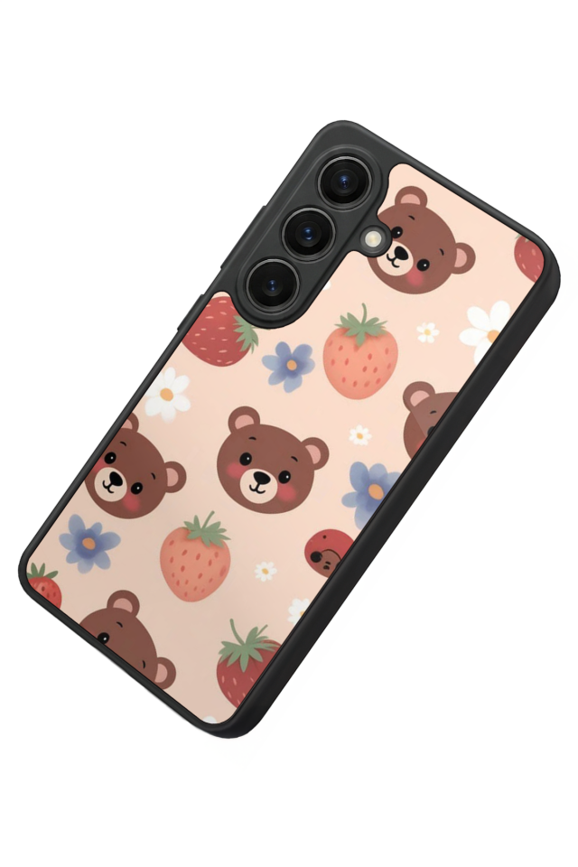 Samsung Galaxy S26 Uyumlu Ayı Tasarımlı Glossy Premium Kılıf