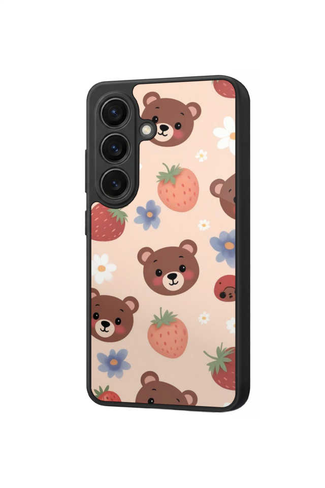 Samsung Galaxy S26 Uyumlu Ayı Tasarımlı Glossy Premium Kılıf