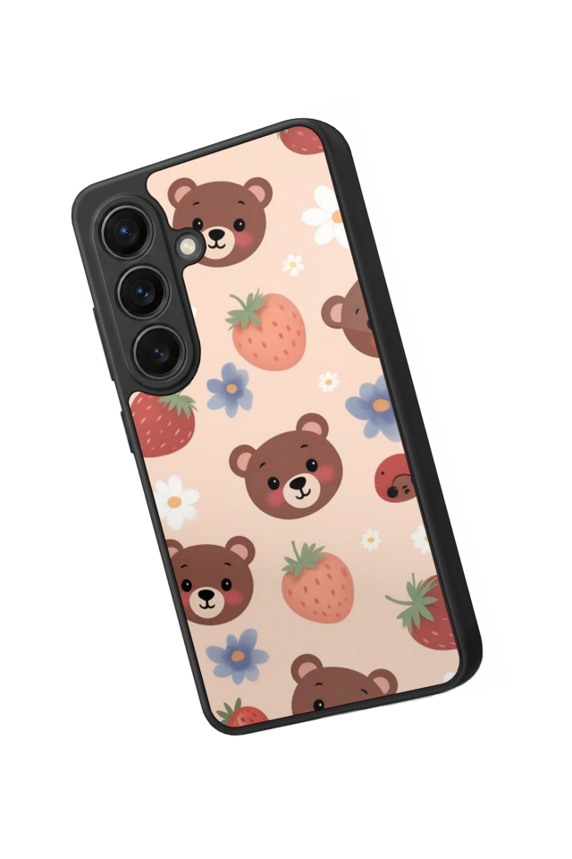 Samsung Galaxy S26 Uyumlu Ayı Tasarımlı Glossy Premium Kılıf