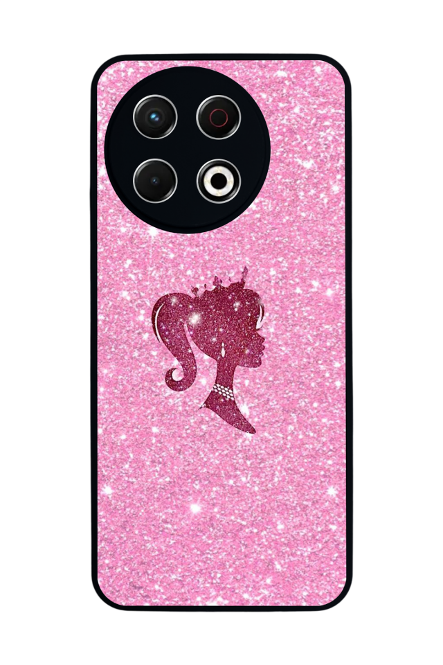 Tecno Spark 30 Pro Uyumlu Barbie Tasarımlı Glossy Premium Kılıf