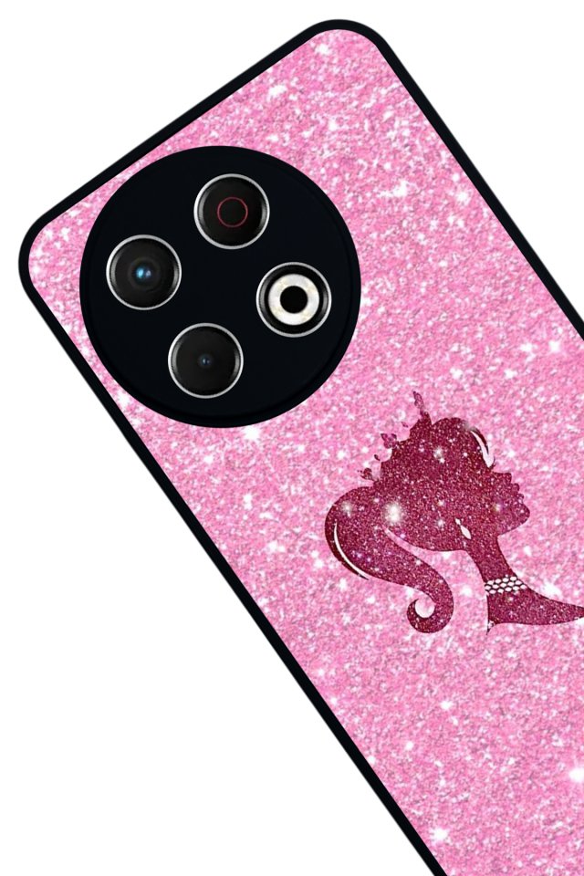 Tecno Spark 30 Pro Uyumlu Barbie Tasarımlı Glossy Premium Kılıf