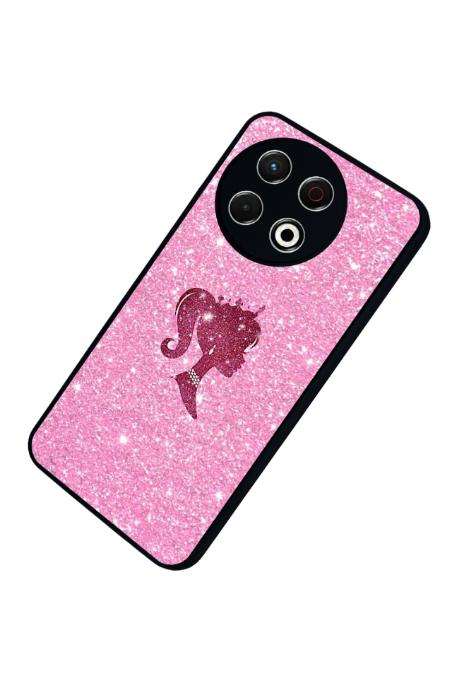 Tecno Spark 30 Pro Uyumlu Barbie Tasarımlı Glossy Premium Kılıf