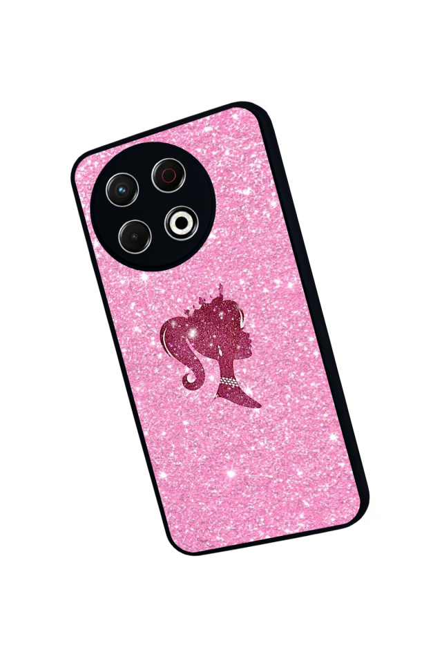 Tecno Spark 30 Pro Uyumlu Barbie Tasarımlı Glossy Premium Kılıf