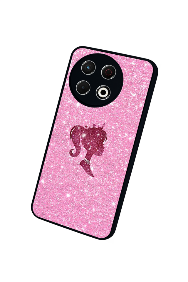 Tecno Spark 30 Pro Uyumlu Barbie Tasarımlı Glossy Premium Kılıf