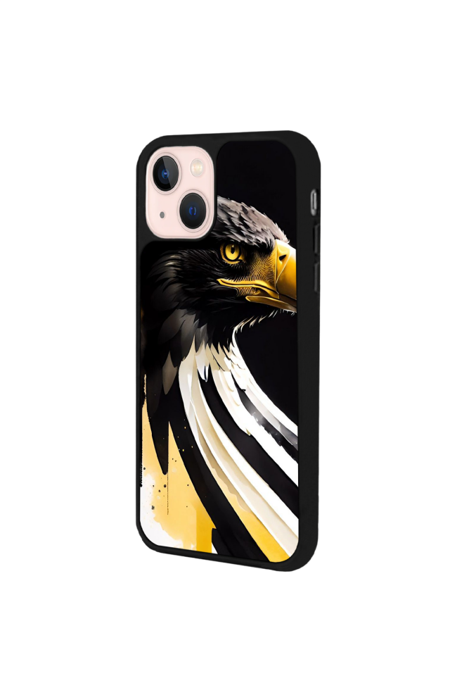iPhone 15 Uyumlu Besiktas Tasarımlı Glossy Premium Kılıf