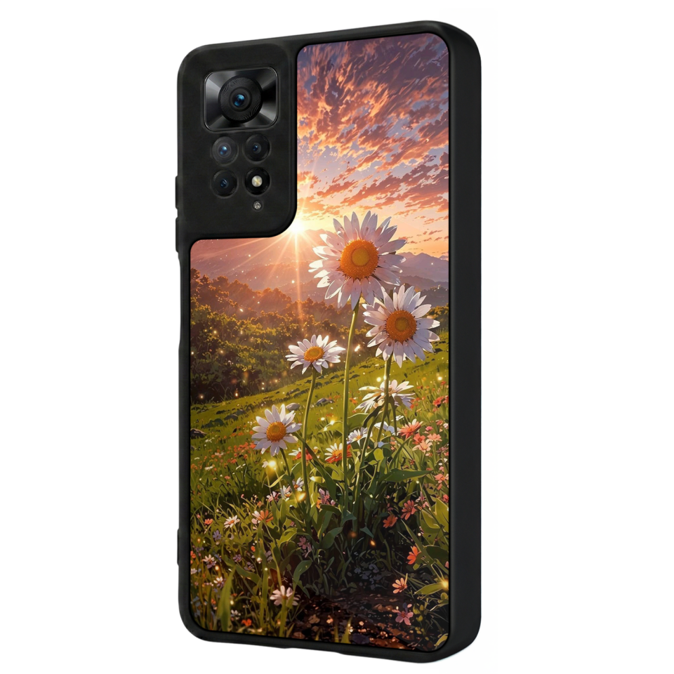 Xiaomi Redmi Note 11 Pro Uyumlu Cicek Tasarımlı Glossy Premium Kılıf
