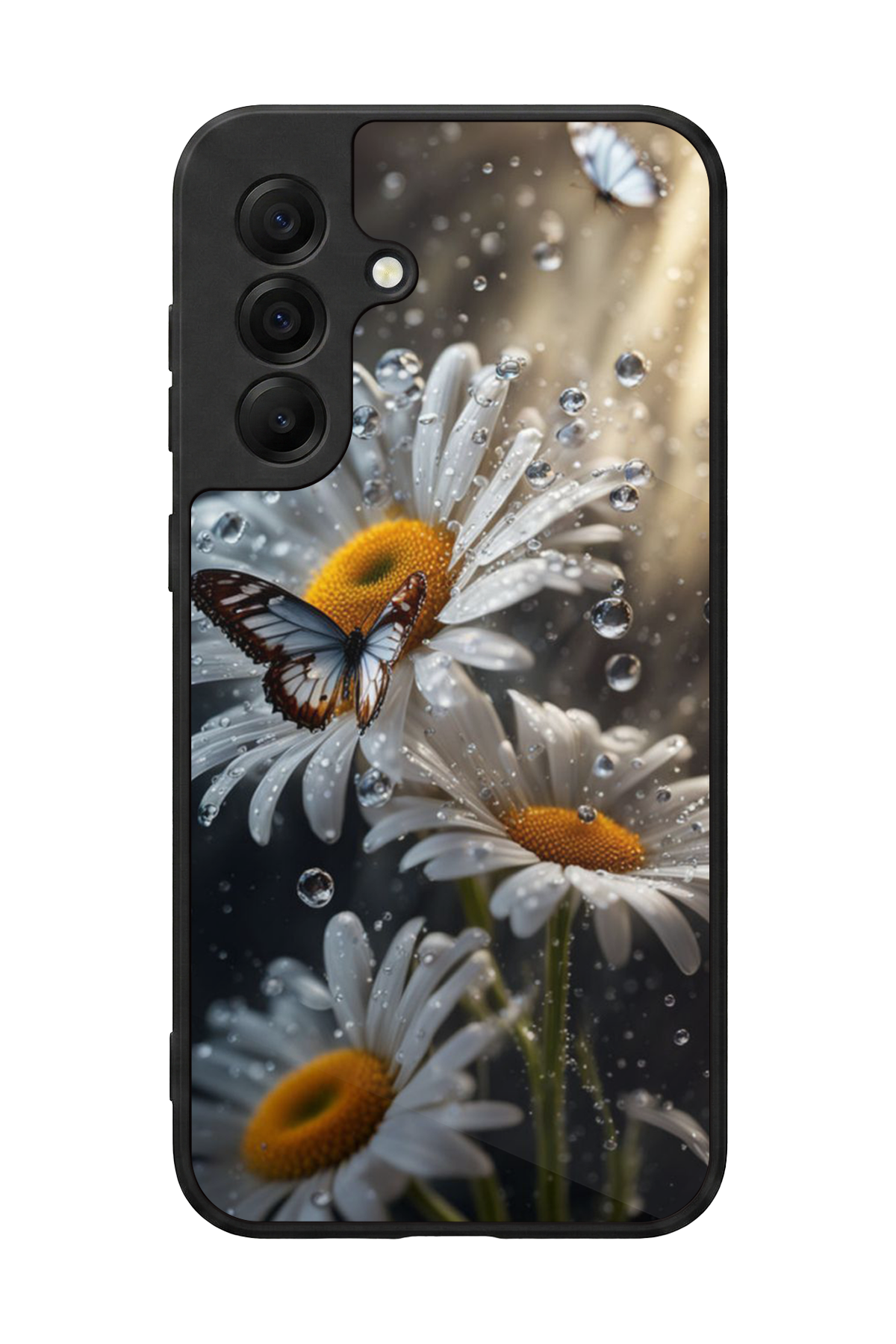 Samsung Galaxy A17 Uyumlu Cicek Tasarımlı Glossy Premium Kılıf
