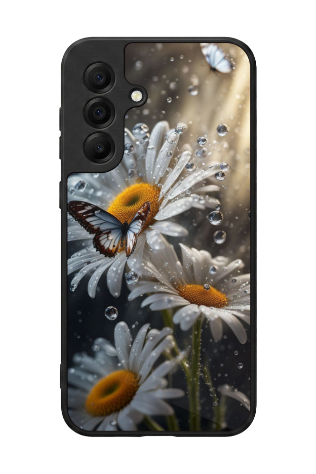 Samsung Galaxy A17 Uyumlu Cicek Tasarımlı Glossy Premium Kılıf