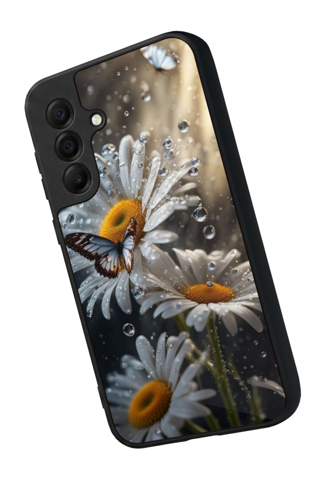 Samsung Galaxy A17 Uyumlu Cicek Tasarımlı Glossy Premium Kılıf