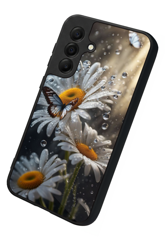 Samsung Galaxy A17 Uyumlu Cicek Tasarımlı Glossy Premium Kılıf