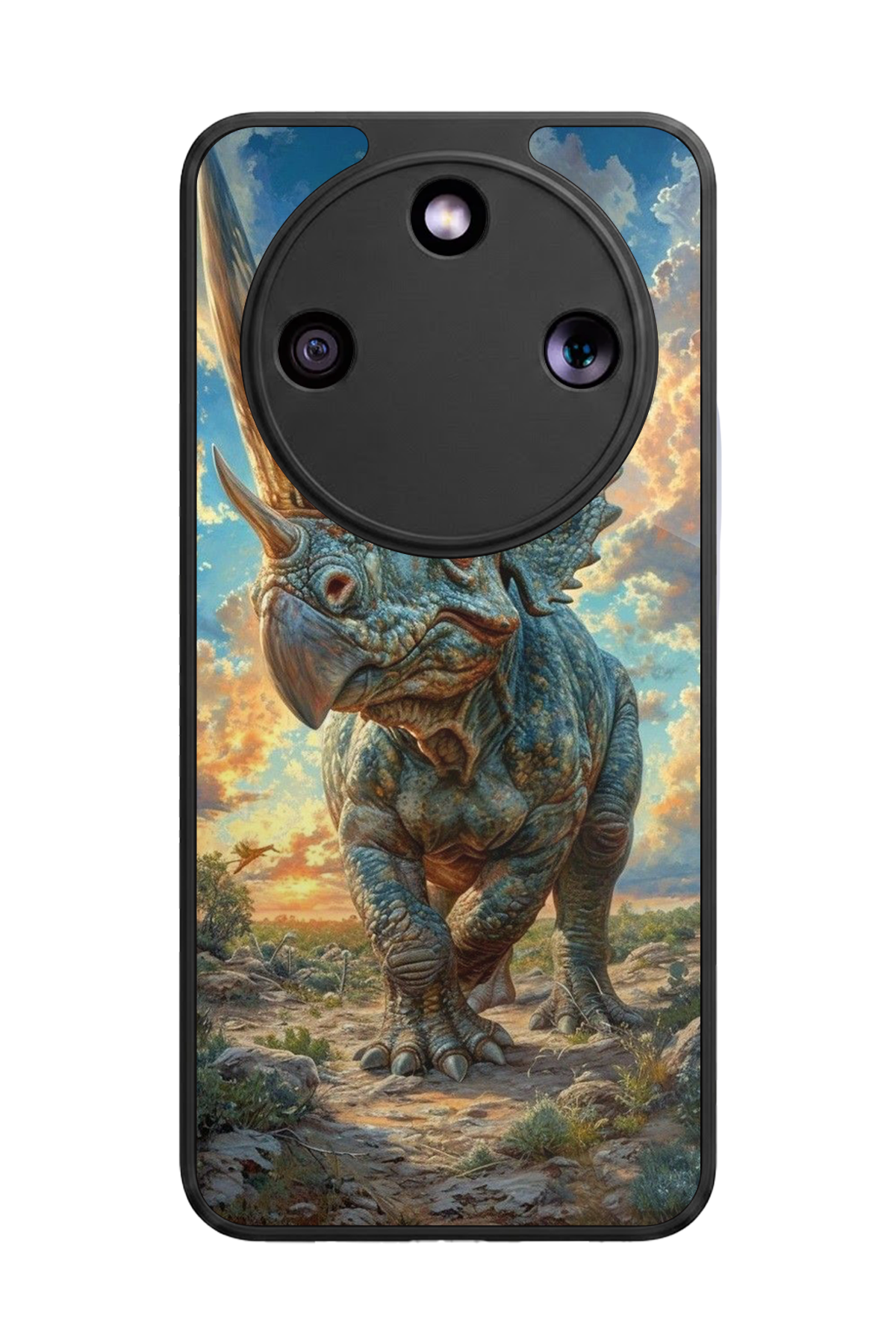 Honor Magic 8 Lite Uyumlu Dinazor Tasarımlı Glossy Premium Kılıf