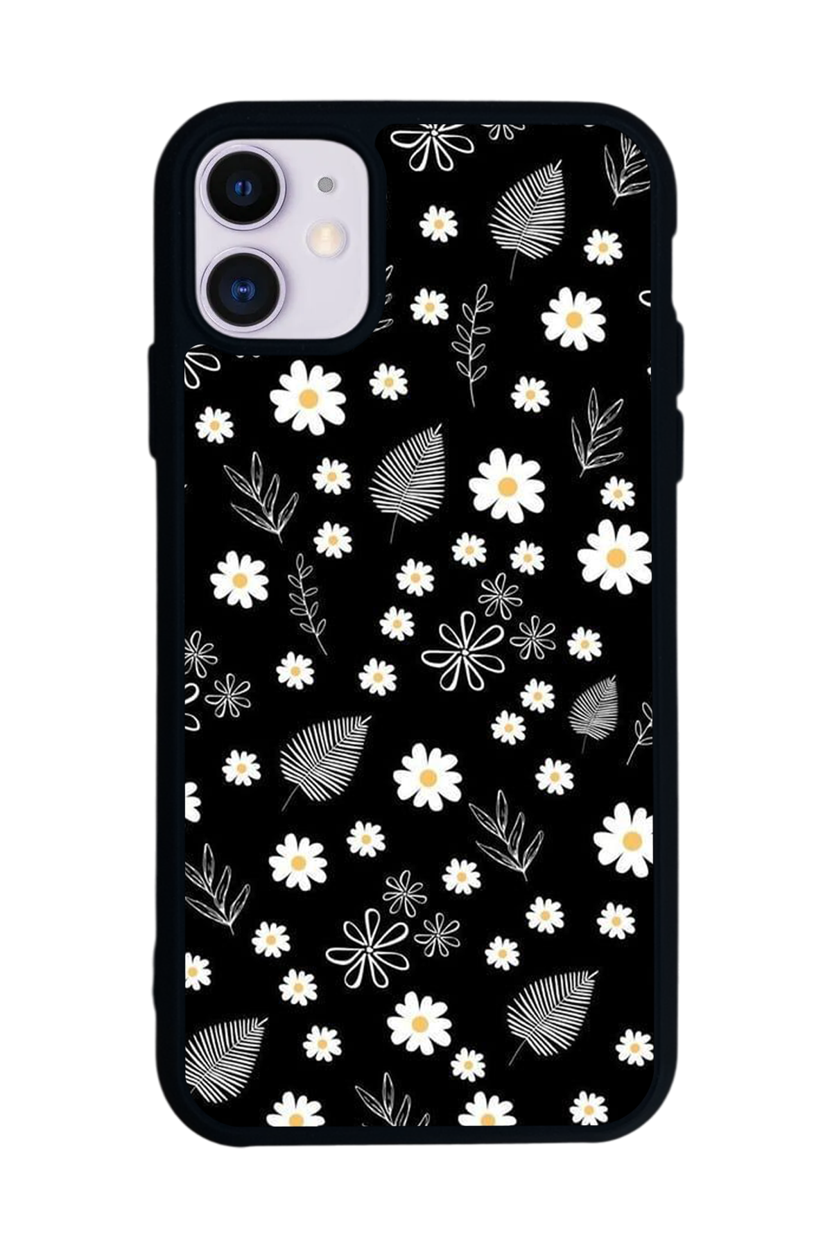 iPhone 11 Uyumlu Floral Tasarımlı Glossy Premium Kılıf