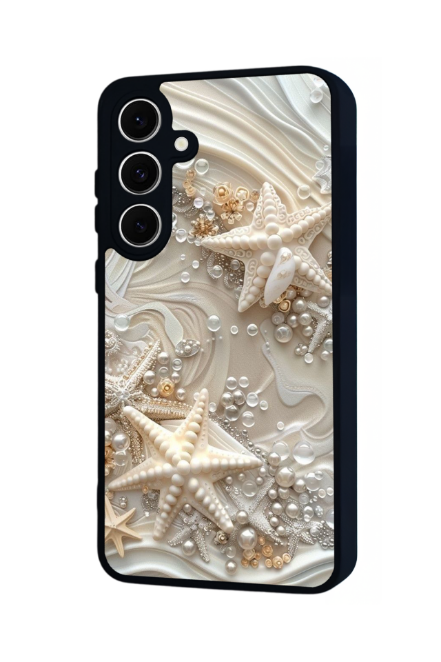 Samsung Galaxy S24 FE Uyumlu  İnci Tasarımlı Glossy Premium Kılıf