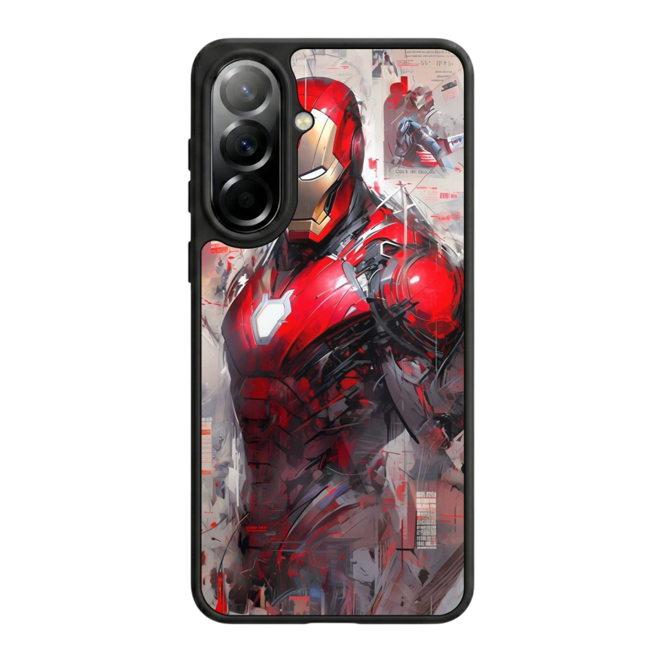Samsung Galaxy A57 Uyumlu Iron Man ( Demir Adam ) Tasarımlı Glossy Premium Kılıf