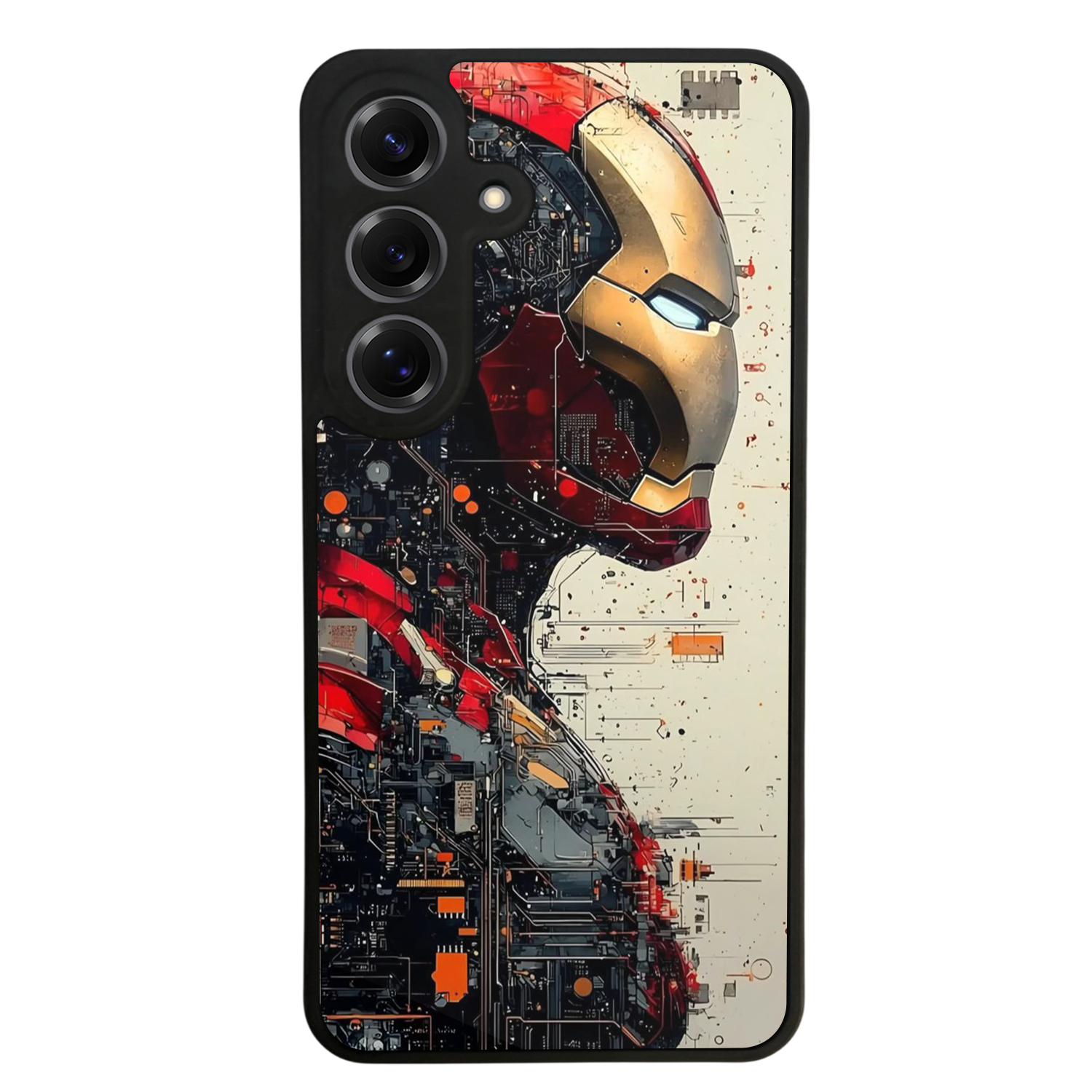 Samsung Galaxy S25 Uyumlu  Iron Man ( Demir Adam ) Tasarımlı Glossy Premium Kılıf