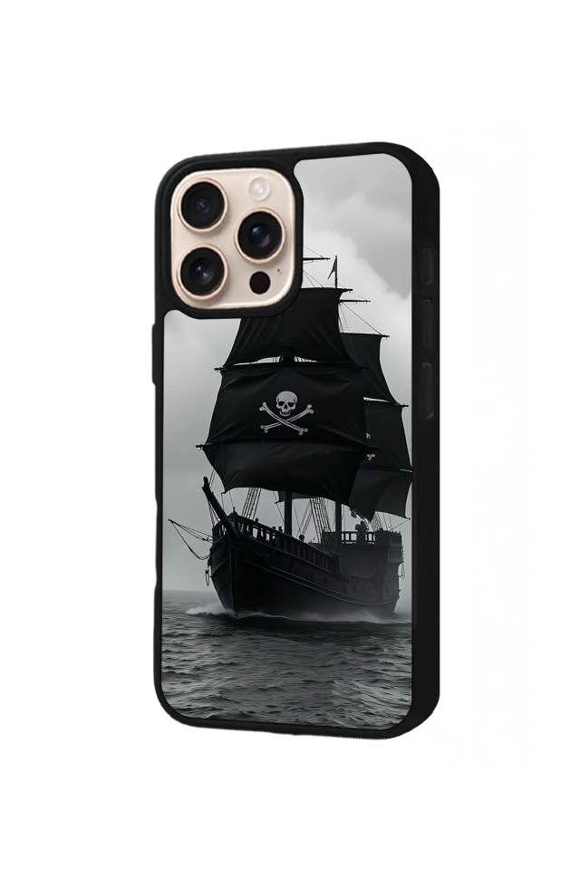 iPhone 16 Pro Uyumlu Korsan Tasarımlı Glossy Premium Kılıf