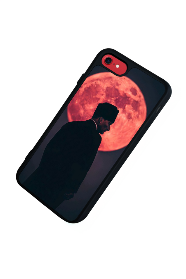 iPhone 8 Uyumlu Mustafa Kemal Ataturk Tasarımlı Glossy Premium Kılıf