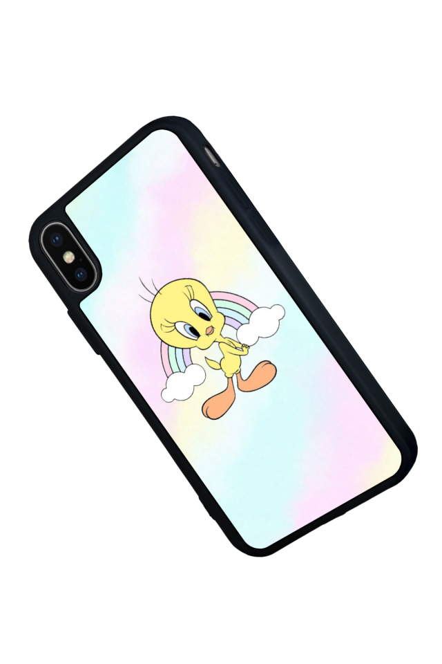 iPhone XS Max Uyumlu Tweety Tasarımlı Glossy Premium Kılıf