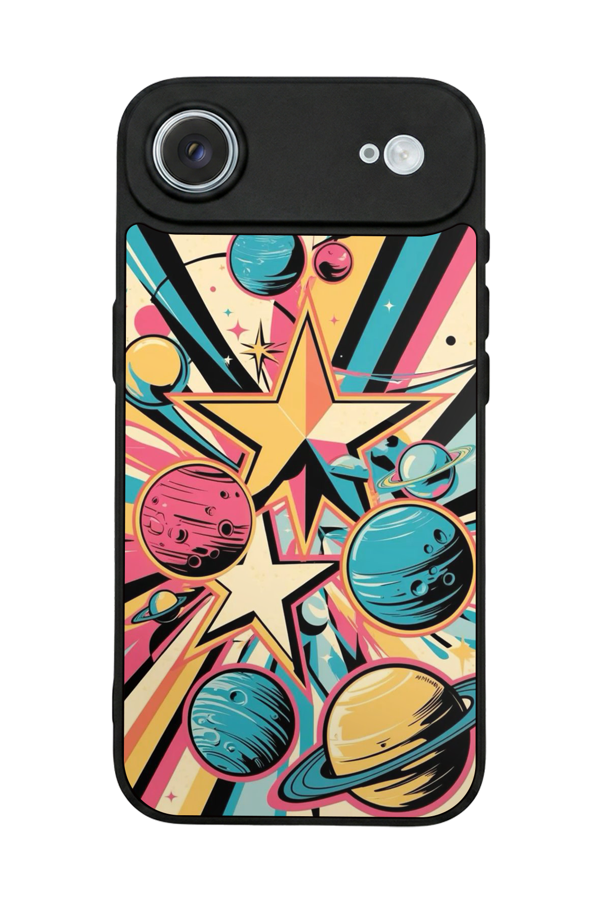 iPhone 17 Air Uyumlu Uzay Tasarımlı Glossy Premium Kılıf