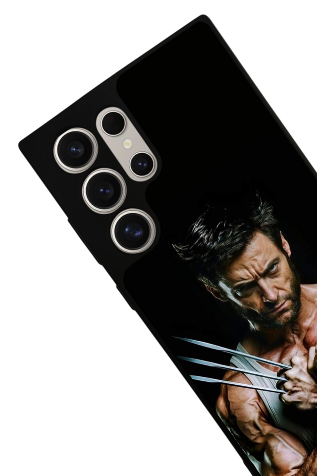 Samsung Galaxy S24 Ultra Uyumlu Wolverine Tasarımlı Glossy Premium Kılıf