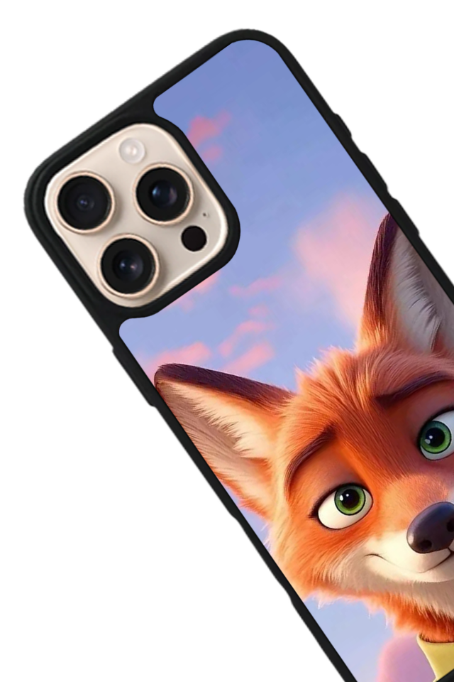 iPhone 15 Pro Uyumlu Zootropolis Tasarımlı Glossy Premium Kılıf