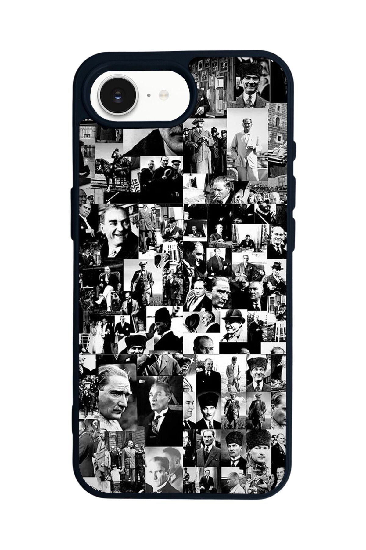 iPhone 16E Uyumlu Mustafa Kemal Ataturk Tasarımlı Glossy Premium Kılıf