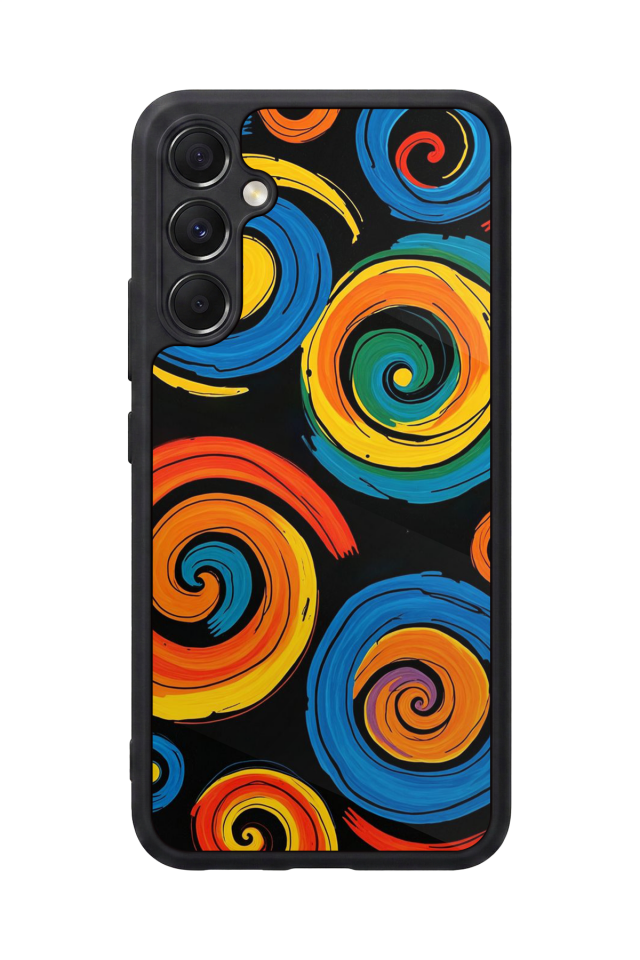 Samsung Galaxy M34 Uyumlu Abstract Tasarımlı Glossy Premium Kılıf