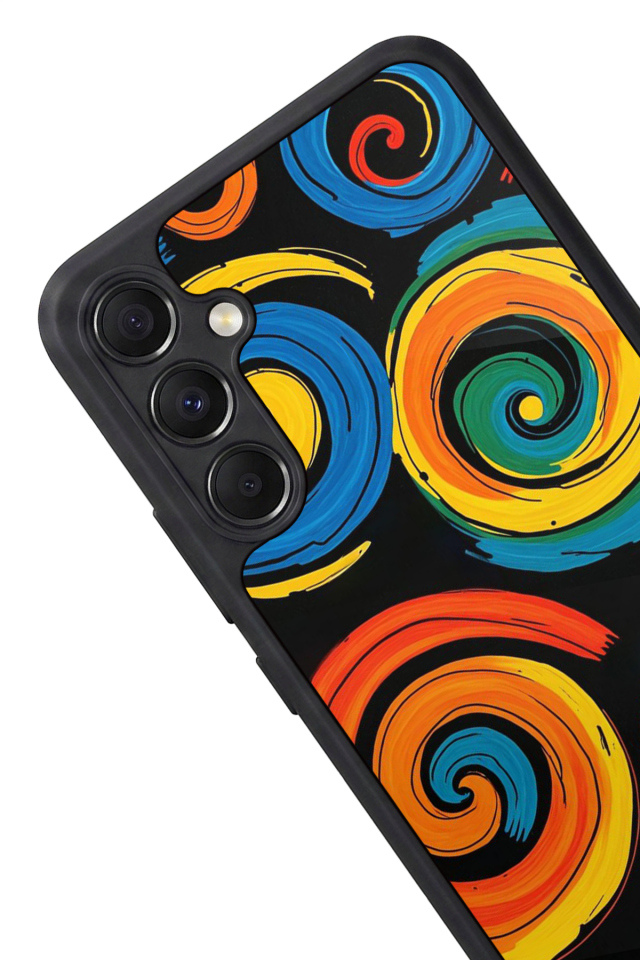 Samsung Galaxy M34 Uyumlu Abstract Tasarımlı Glossy Premium Kılıf