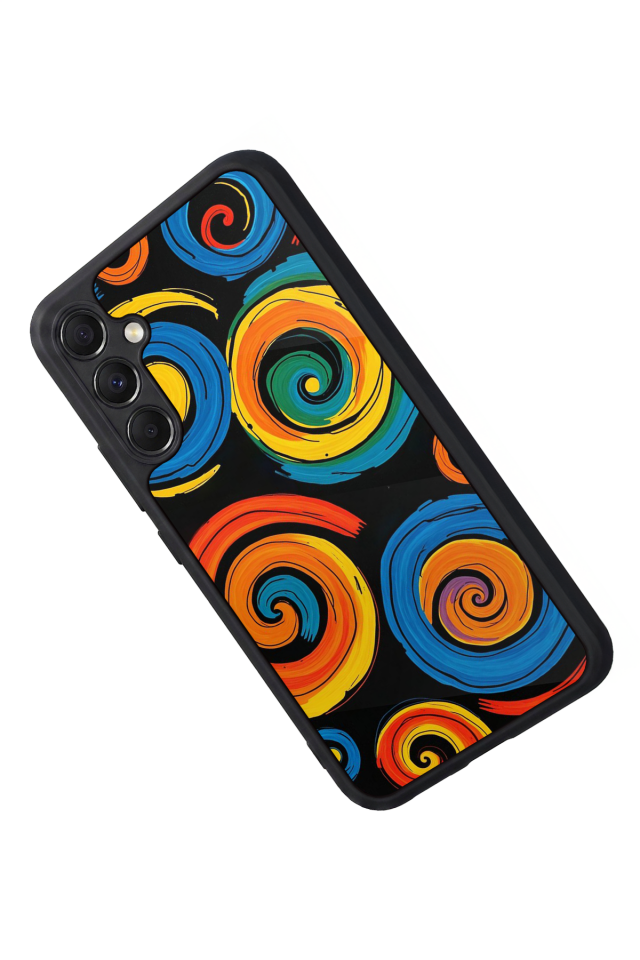 Samsung Galaxy M34 Uyumlu Abstract Tasarımlı Glossy Premium Kılıf