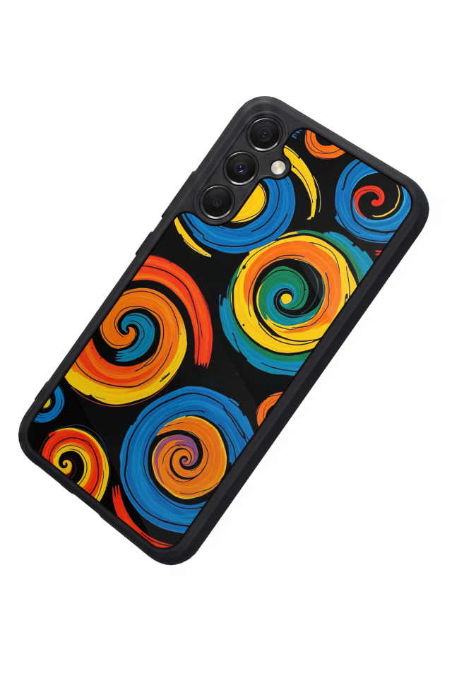 Samsung Galaxy M34 Uyumlu Abstract Tasarımlı Glossy Premium Kılıf