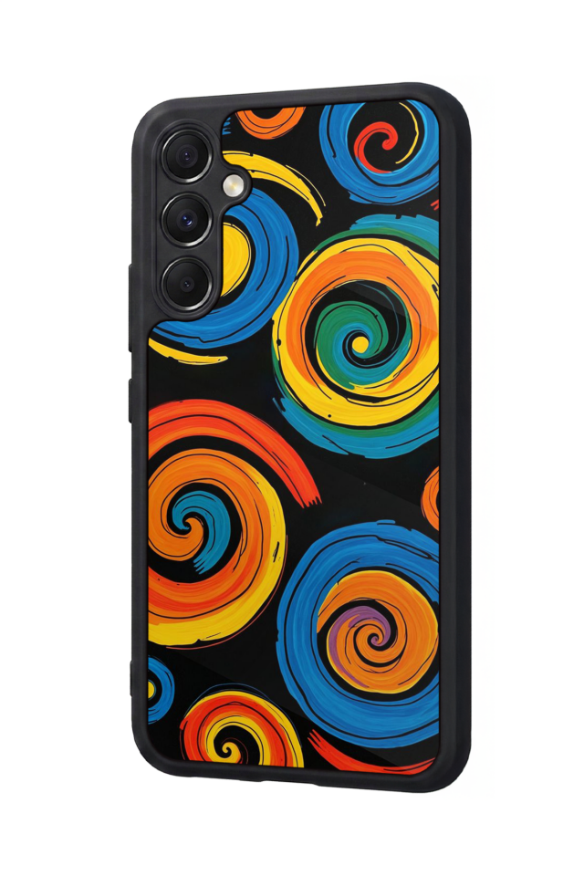Samsung Galaxy M34 Uyumlu Abstract Tasarımlı Glossy Premium Kılıf