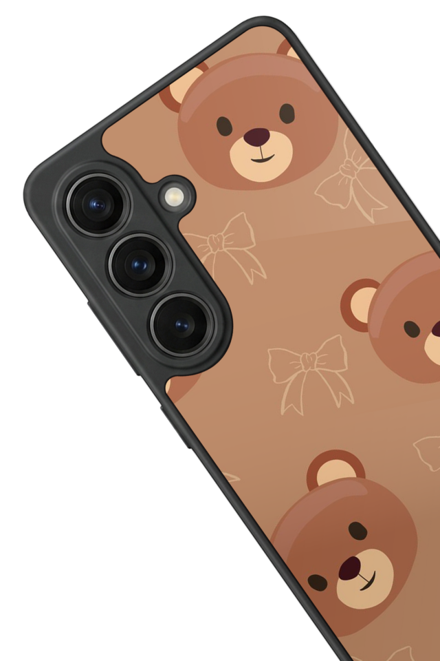 Samsung Galaxy S26 Uyumlu Ayı Tasarımlı Glossy Premium Kılıf