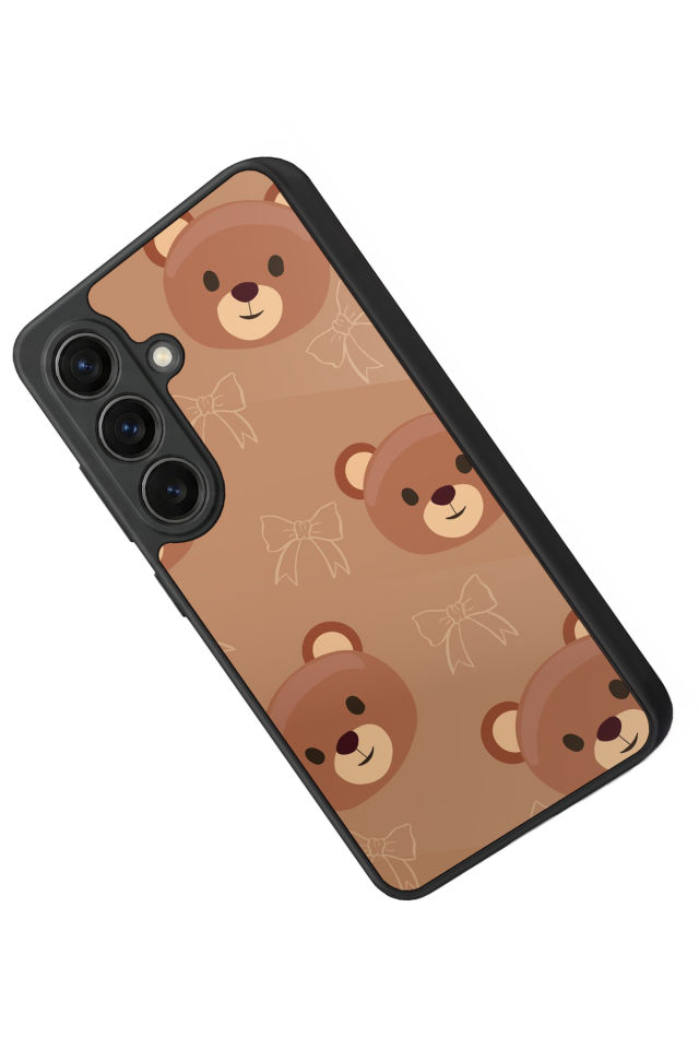 Samsung Galaxy S26 Uyumlu Ayı Tasarımlı Glossy Premium Kılıf