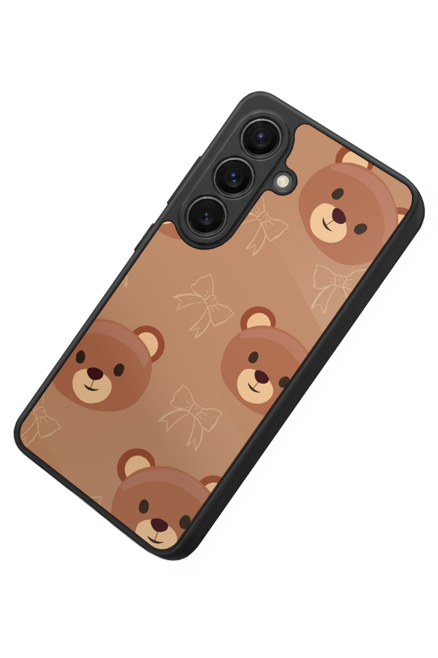 Samsung Galaxy S26 Uyumlu Ayı Tasarımlı Glossy Premium Kılıf