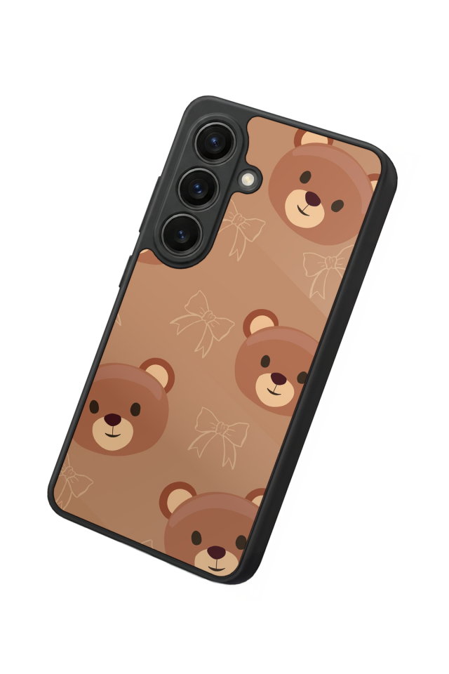 Samsung Galaxy S26 Uyumlu Ayı Tasarımlı Glossy Premium Kılıf