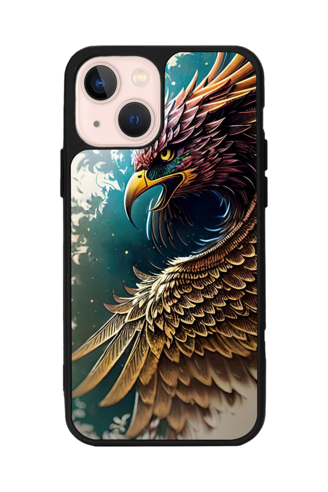 iPhone 15 Uyumlu Besiktas Tasarımlı Glossy Premium Kılıf