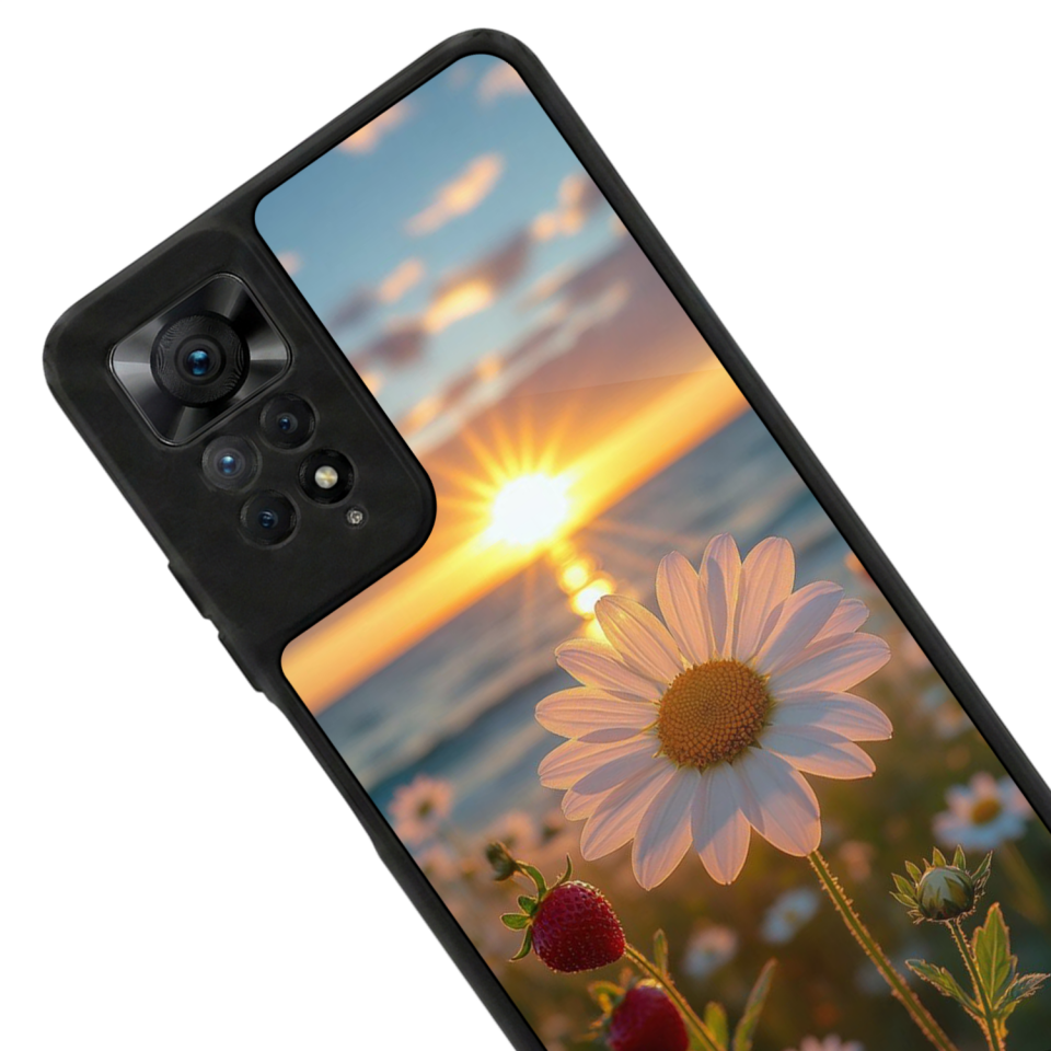 Xiaomi Redmi Note 11 Pro Uyumlu Cicek Tasarımlı Glossy Premium Kılıf