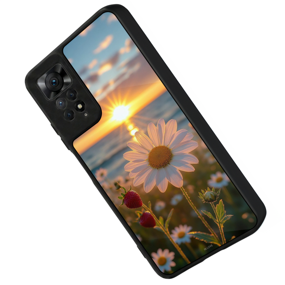 Xiaomi Redmi Note 11 Pro Uyumlu Cicek Tasarımlı Glossy Premium Kılıf