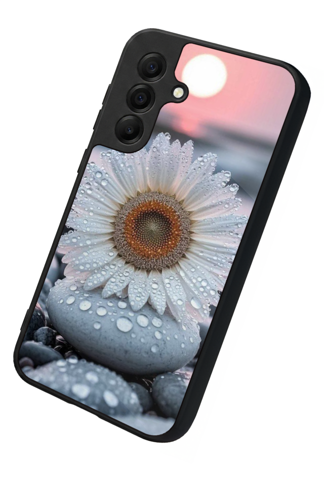 Samsung Galaxy A17 Uyumlu Cicek Tasarımlı Glossy Premium Kılıf