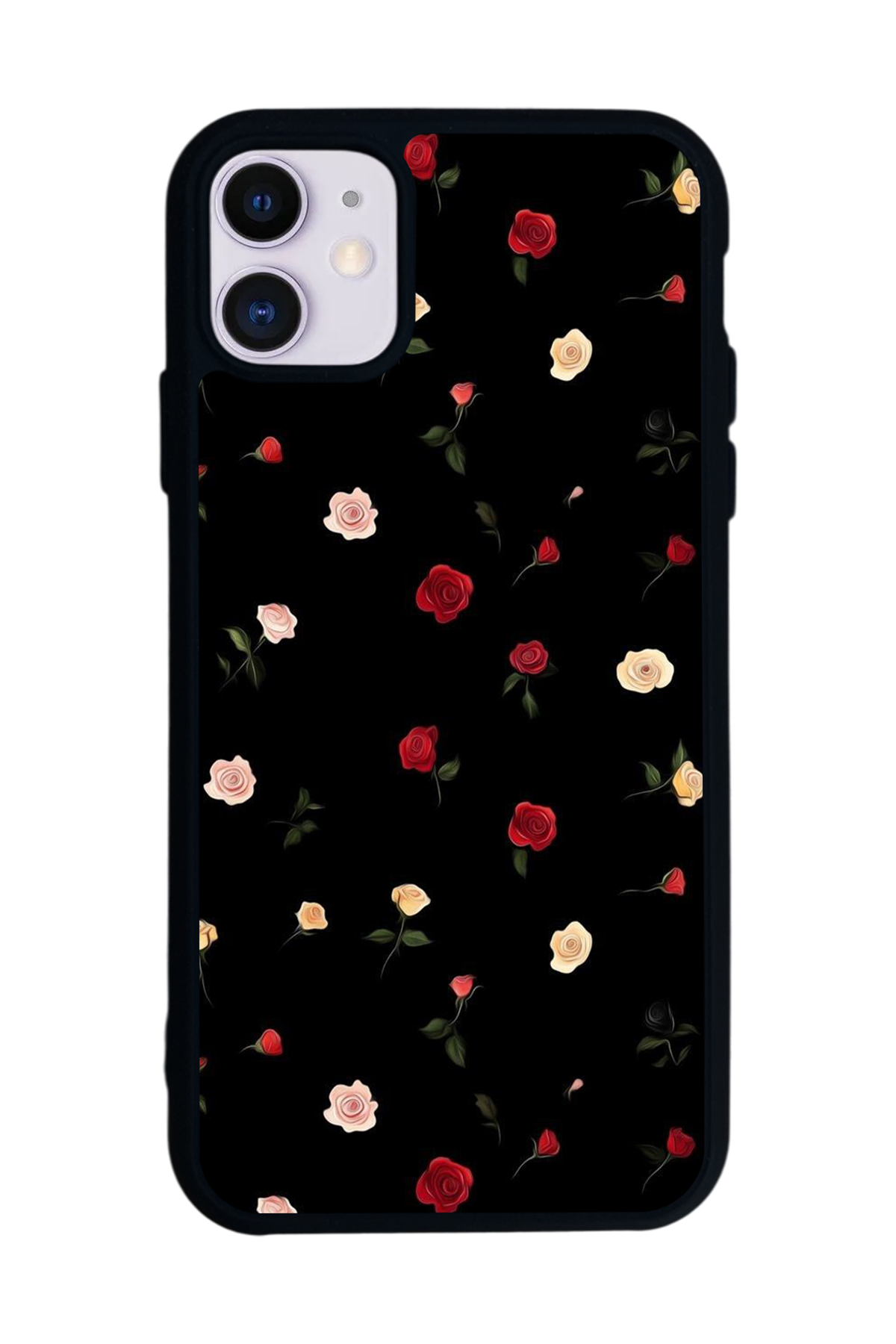 iPhone 11 Uyumlu Floral Tasarımlı Glossy Premium Kılıf