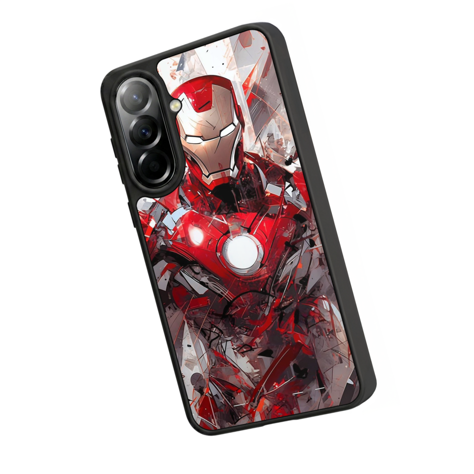 Samsung Galaxy A57 Uyumlu Iron Man ( Demir Adam ) Tasarımlı Glossy Premium Kılıf