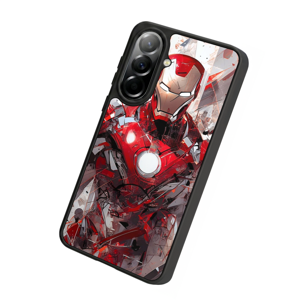 Samsung Galaxy A57 Uyumlu Iron Man ( Demir Adam ) Tasarımlı Glossy Premium Kılıf