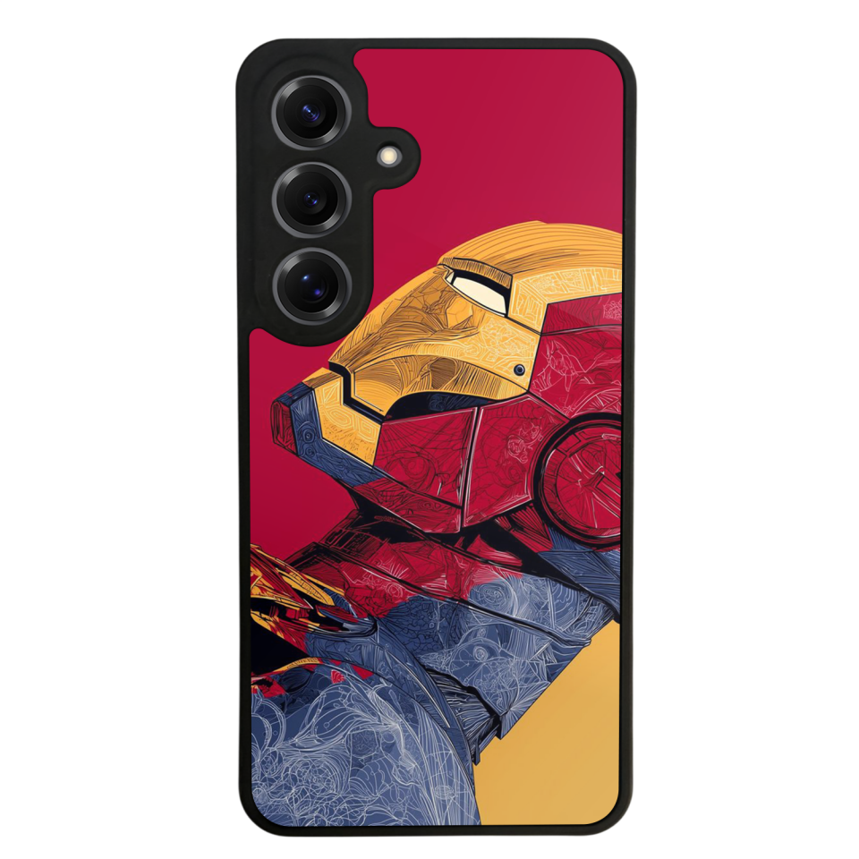 Samsung Galaxy S25 Uyumlu  Iron Man ( Demir Adam ) Tasarımlı Glossy Premium Kılıf