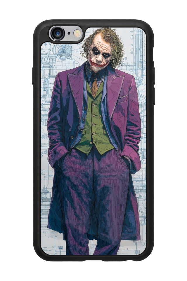 iPhone 6s Plus Uyumlu Joker Tasarımlı Glossy Premium Kılıf