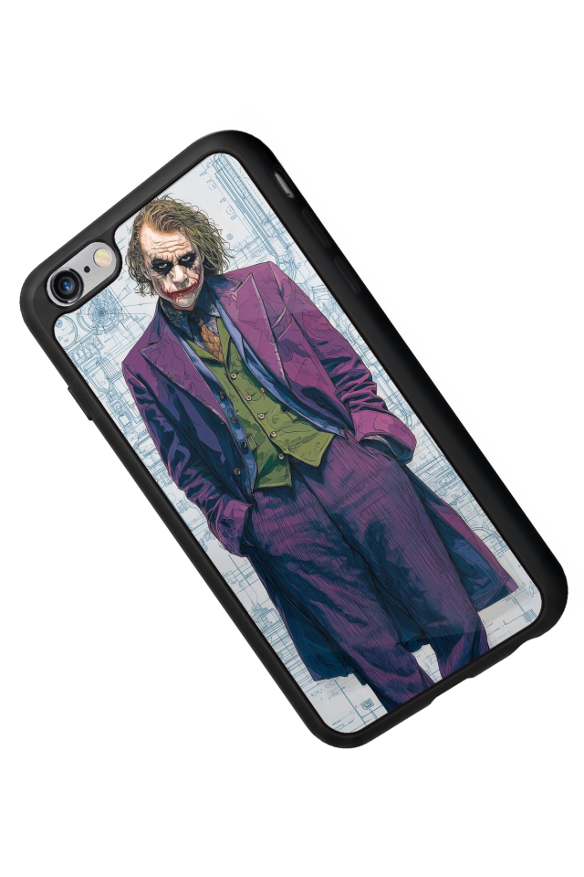 iPhone 6s Plus Uyumlu Joker Tasarımlı Glossy Premium Kılıf