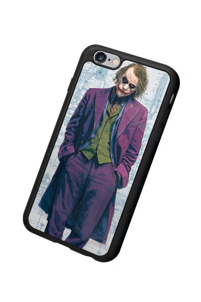 iPhone 6s Plus Uyumlu Joker Tasarımlı Glossy Premium Kılıf