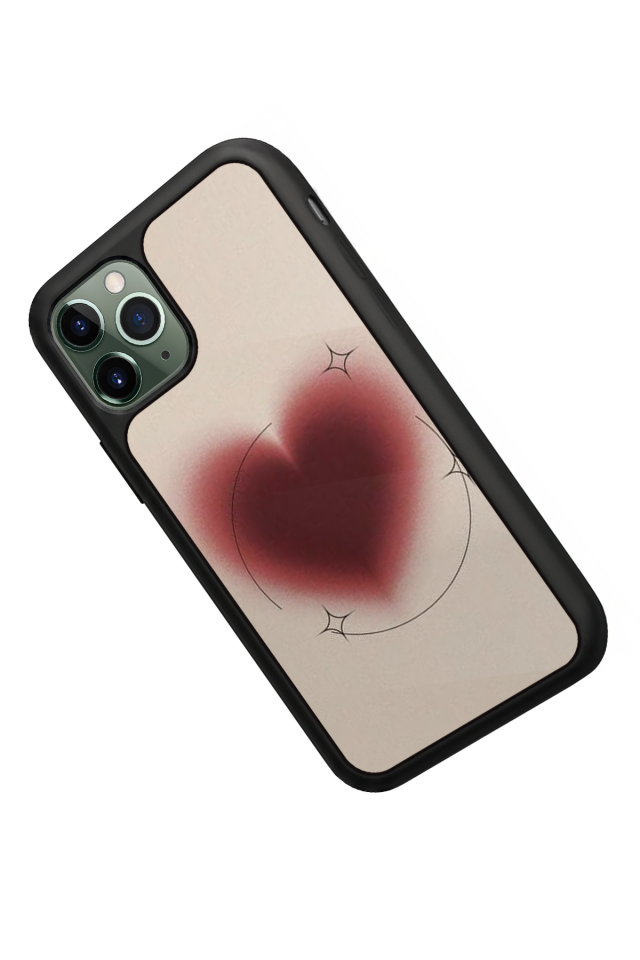 iPhone 11 Pro Uyumlu Kalp Love Tasarımlı Glossy Premium Kılıf