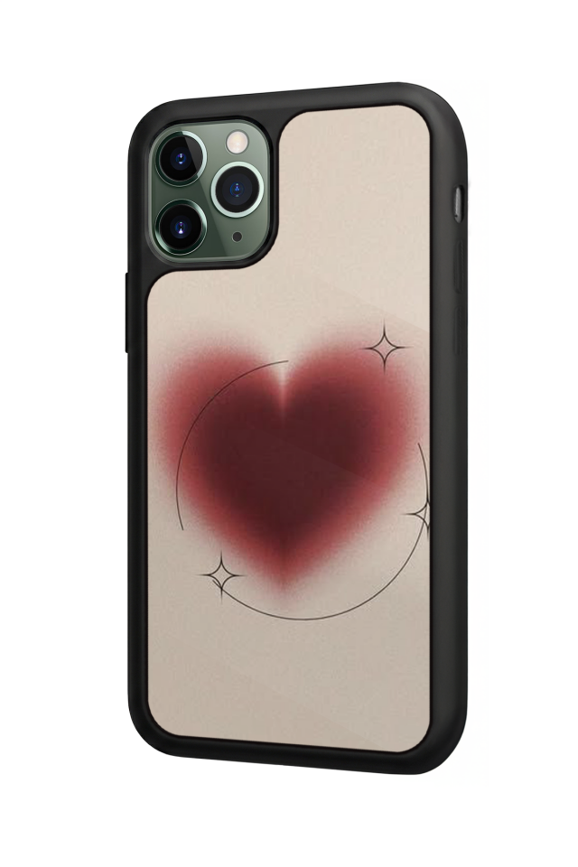 iPhone 11 Pro Uyumlu Kalp Love Tasarımlı Glossy Premium Kılıf